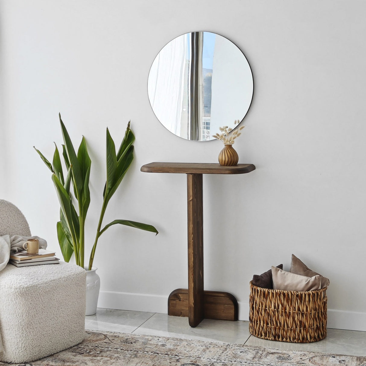 Kaptafels - Kaptafel Pratico Walnoot Hout - Dimehouse