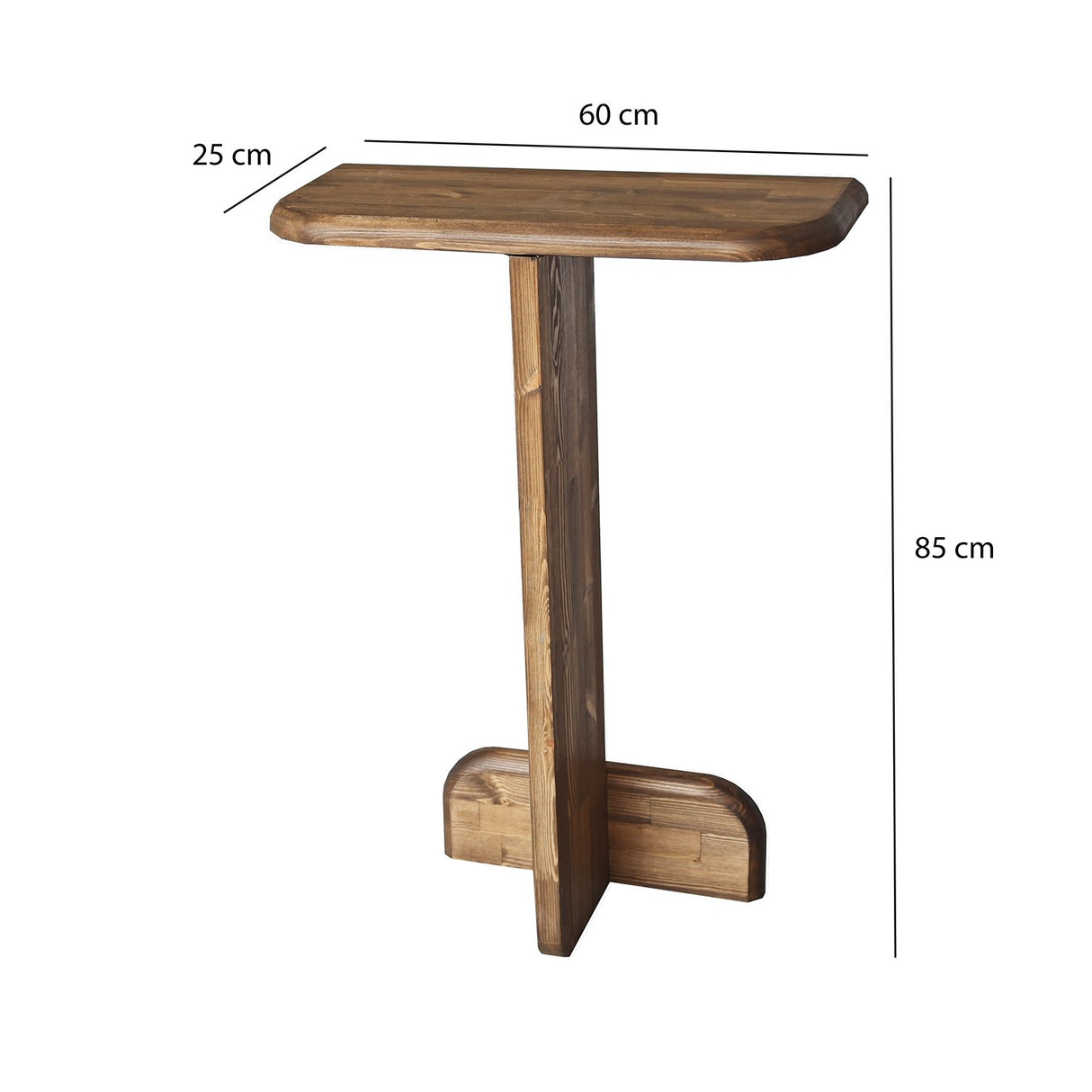 Kaptafels - Kaptafel Pratico Walnoot Hout - Dimehouse