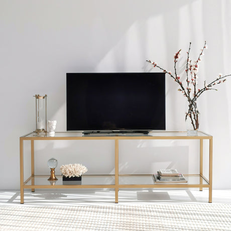 Mobile TV Basic Oro Oro Vetro 130x45x40 cm