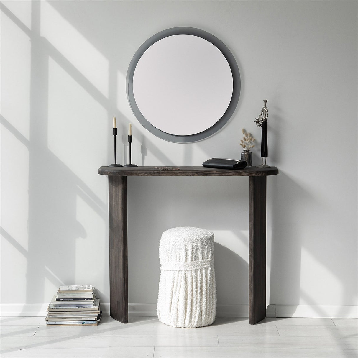 Kaptafels - Kaptafel Ikigai Antraciet Hout - Dimehouse