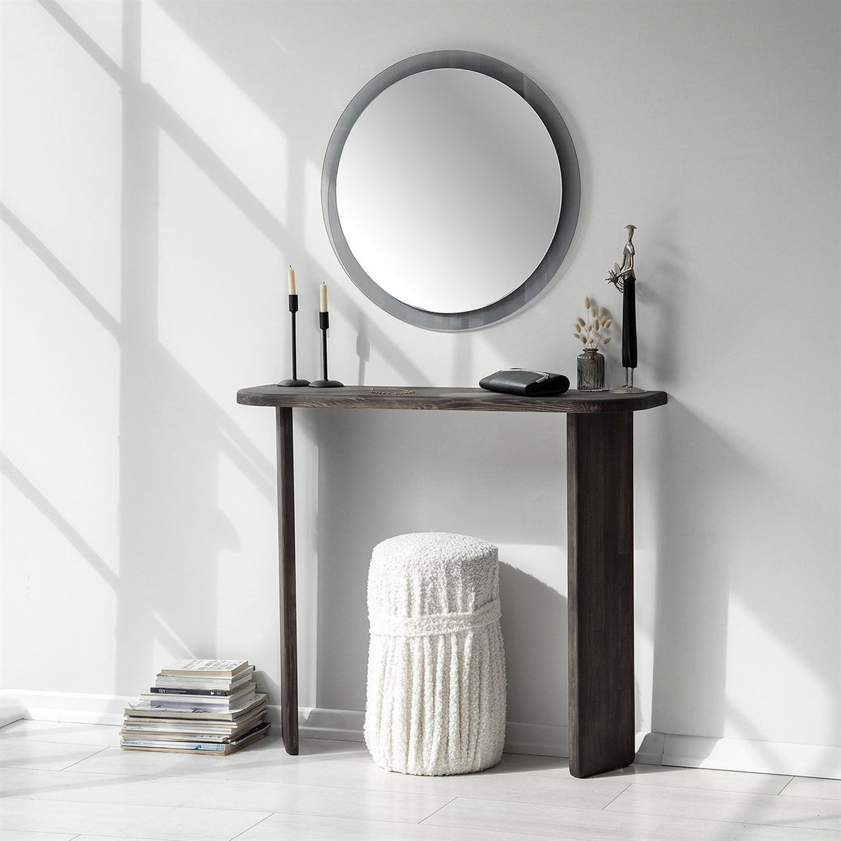 Kaptafels - Kaptafel Ikigai Antraciet Hout - Dimehouse