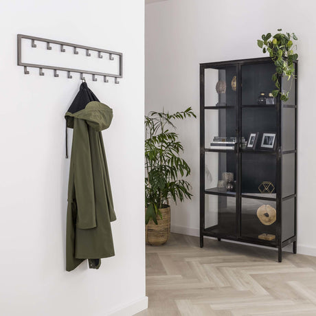 Appendiabiti Milano DH Interior Silver LxWxH 81x23x4 Silver Foto atmosferica vista frontale diagonale