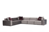 Divano angolare XL sinistro Lego Velvet Grey