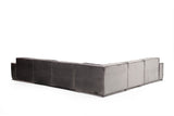 Divano angolare XL sinistro Lego Velvet Grey