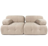 Divano componibile 2 posti Doblo beige