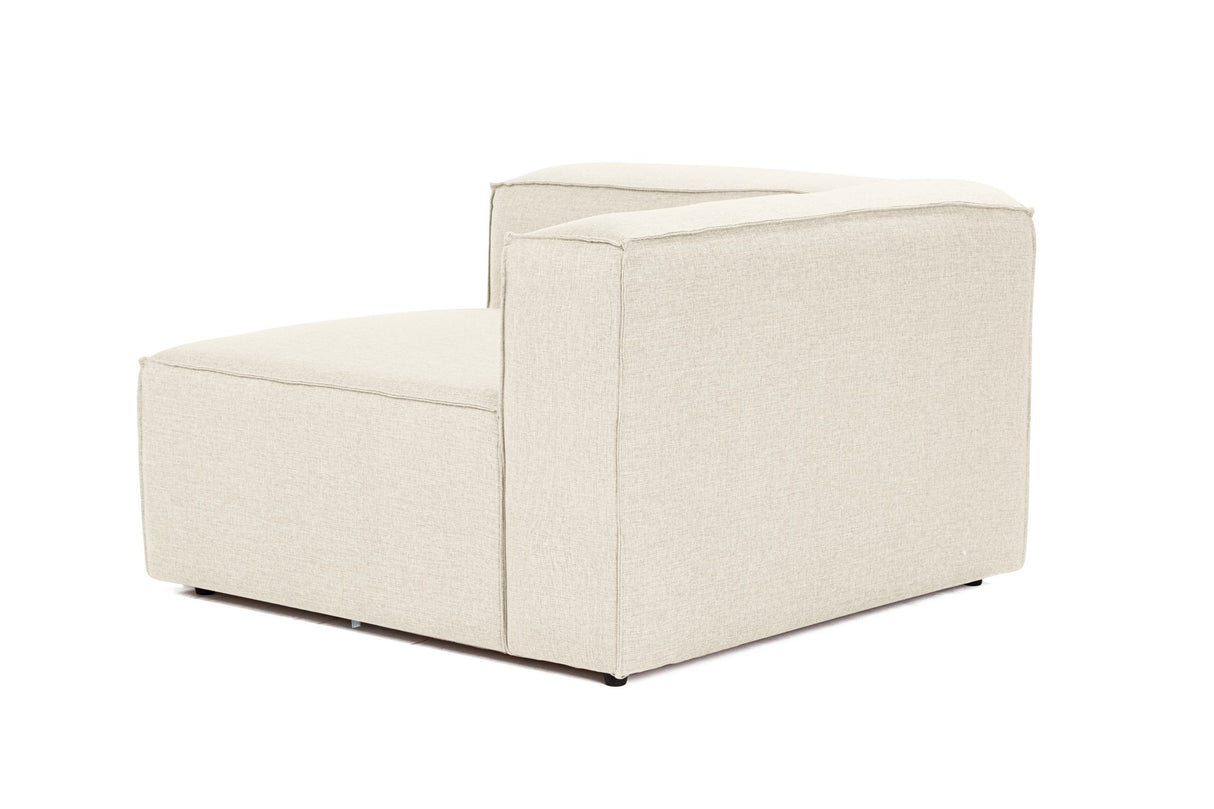 Banken - Hoek element links modulaire bank Fora ecru - Dimehouse
