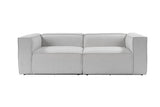 Banken - Modulaire bank 2 - zits Fora lichtgrijs - Dimehouse