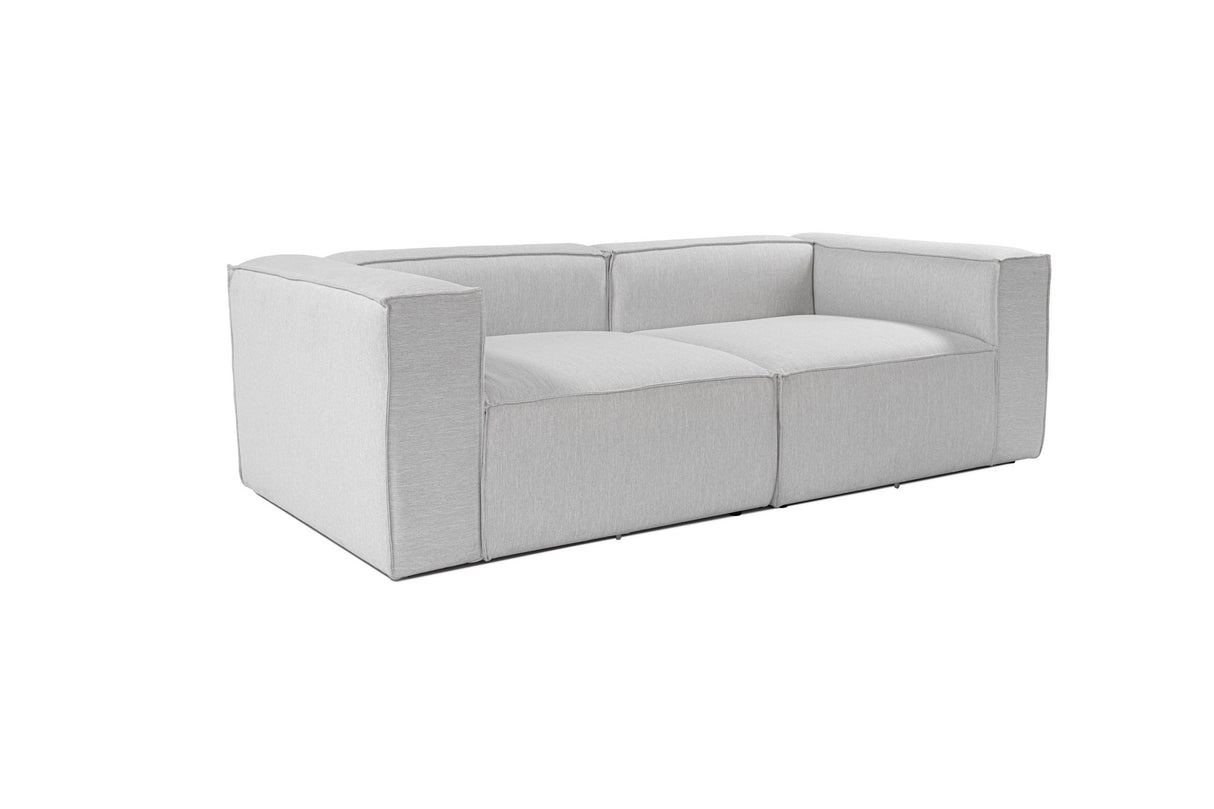 Banken - Modulaire bank 2 - zits Fora lichtgrijs - Dimehouse