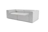 Banken - Modulaire bank 2 - zits Fora lichtgrijs - Dimehouse