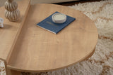 Salontafels - Ronde Salontafel Naturel 85 cm Melamine Orin - Dimehouse