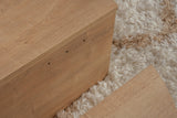 Salontafels - Ronde Salontafel Naturel 85 cm Melamine Orin - Dimehouse