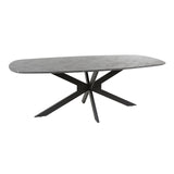 Eettafels - Eettafel Mysha Deens Ovaal Melamine 215x105 cm - Dimehouse