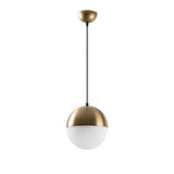 Lampada a sospensione 1 luce Vetro Bianco Regal