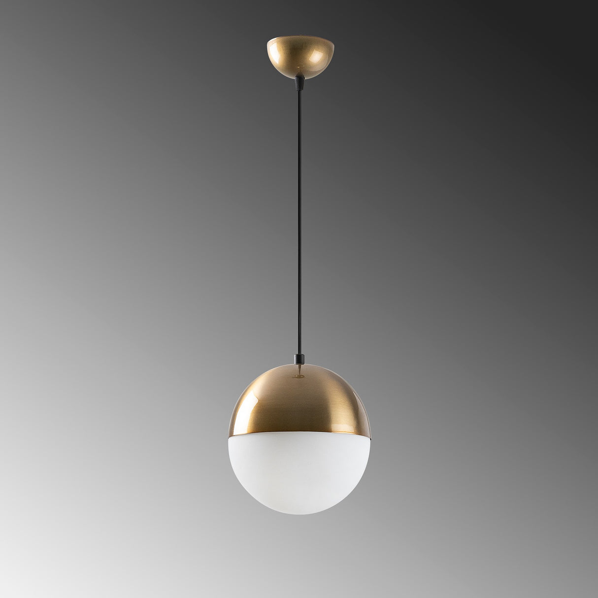 Lampada a sospensione 1 luce Vetro Bianco Regal