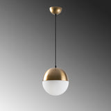 Lampada a sospensione 1 luce Vetro Bianco Regal