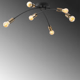 Lampada da soffitto Black Metal Zest