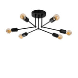 Plafondlampen - Plafondlamp Zwart Metaal Sentinel - Dimehouse