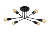 Plafondlampen - Plafondlamp Zwart Metaal Sentinel - Dimehouse
