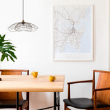 Lampada a sospensione in metallo color bronzo Twilight