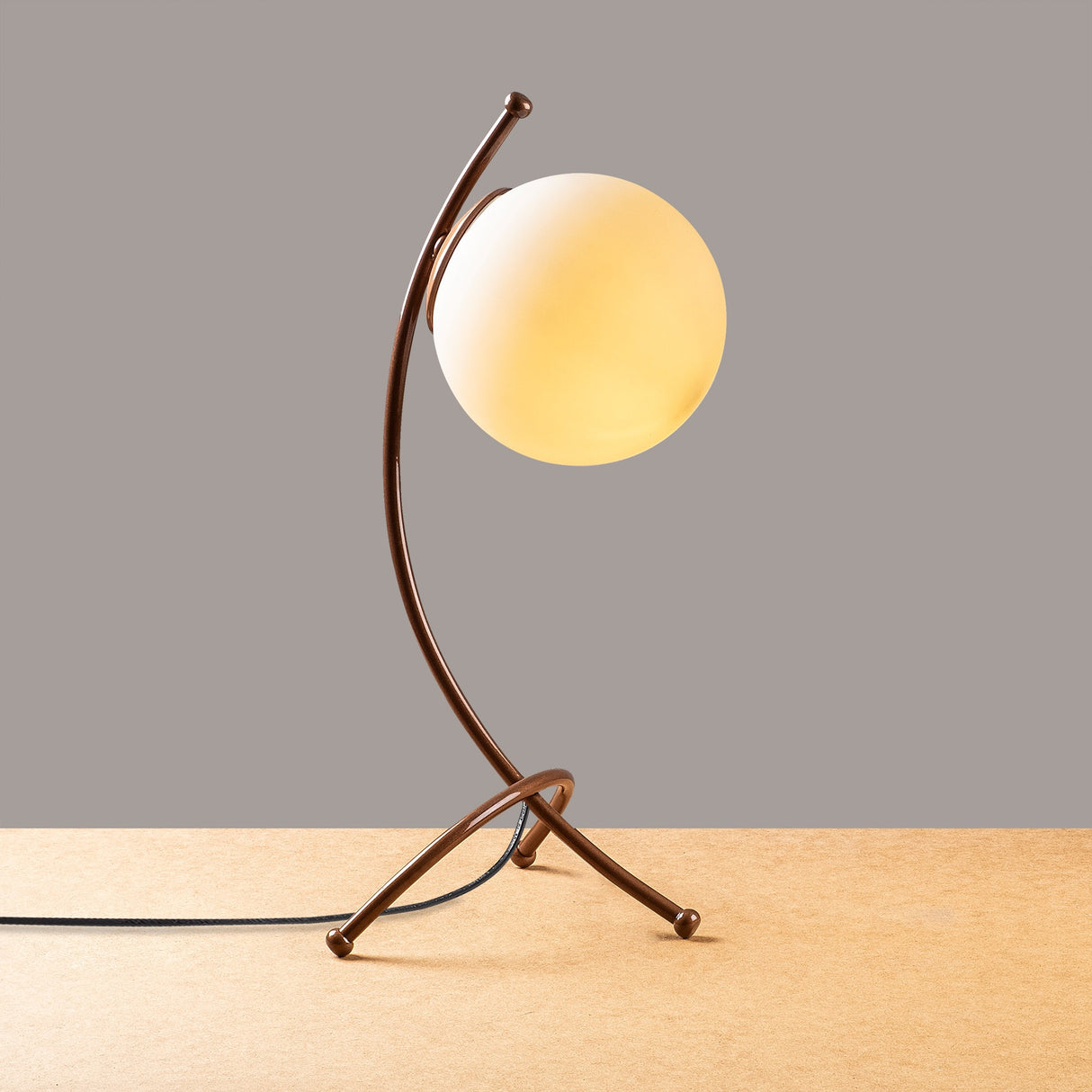 Tafellampen - Tafellamp Wit Glas Nightstrike - Dimehouse