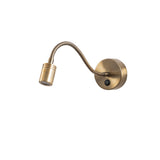 Wandlampen - Wandlamp Bronskleurig Metaal Veridia - Dimehouse