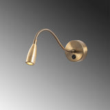 Wandlampen - Wandlamp 1 - lichts Bronskleurig Metaal Veridia - Dimehouse