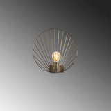 Lampada da parete in metallo color bronzo Arbor