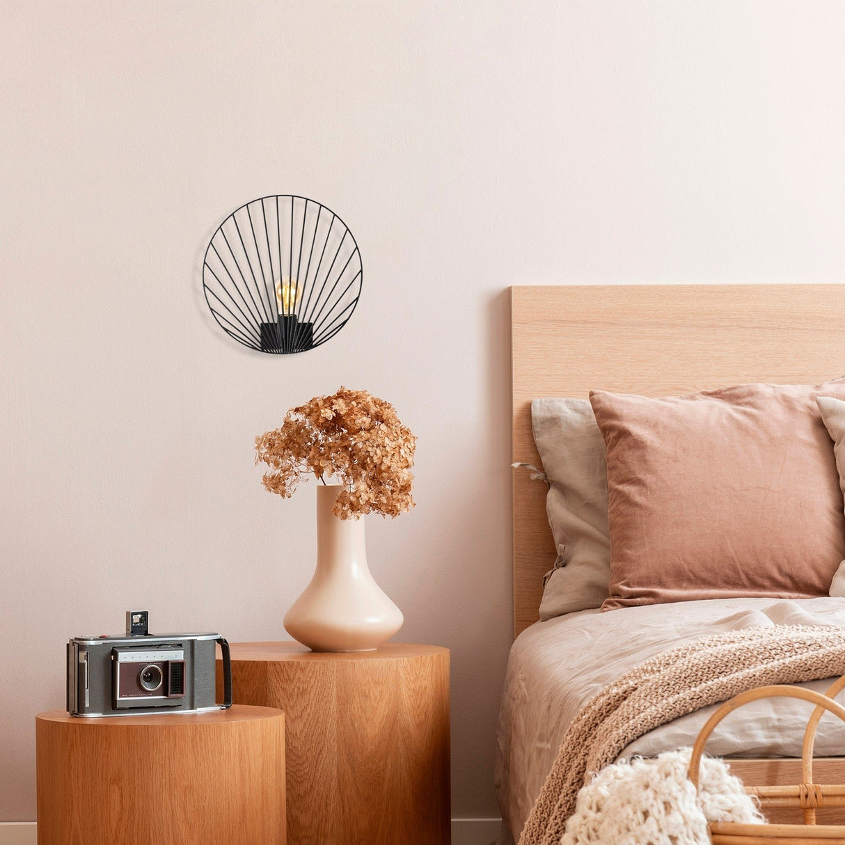 Lampada da parete Black Metal Arbor