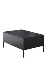 Meubelsets - Meubelset Antraciet Lord - Salontafel + TV Meubel + Dressoir - Zwart Frame - Dimehouse