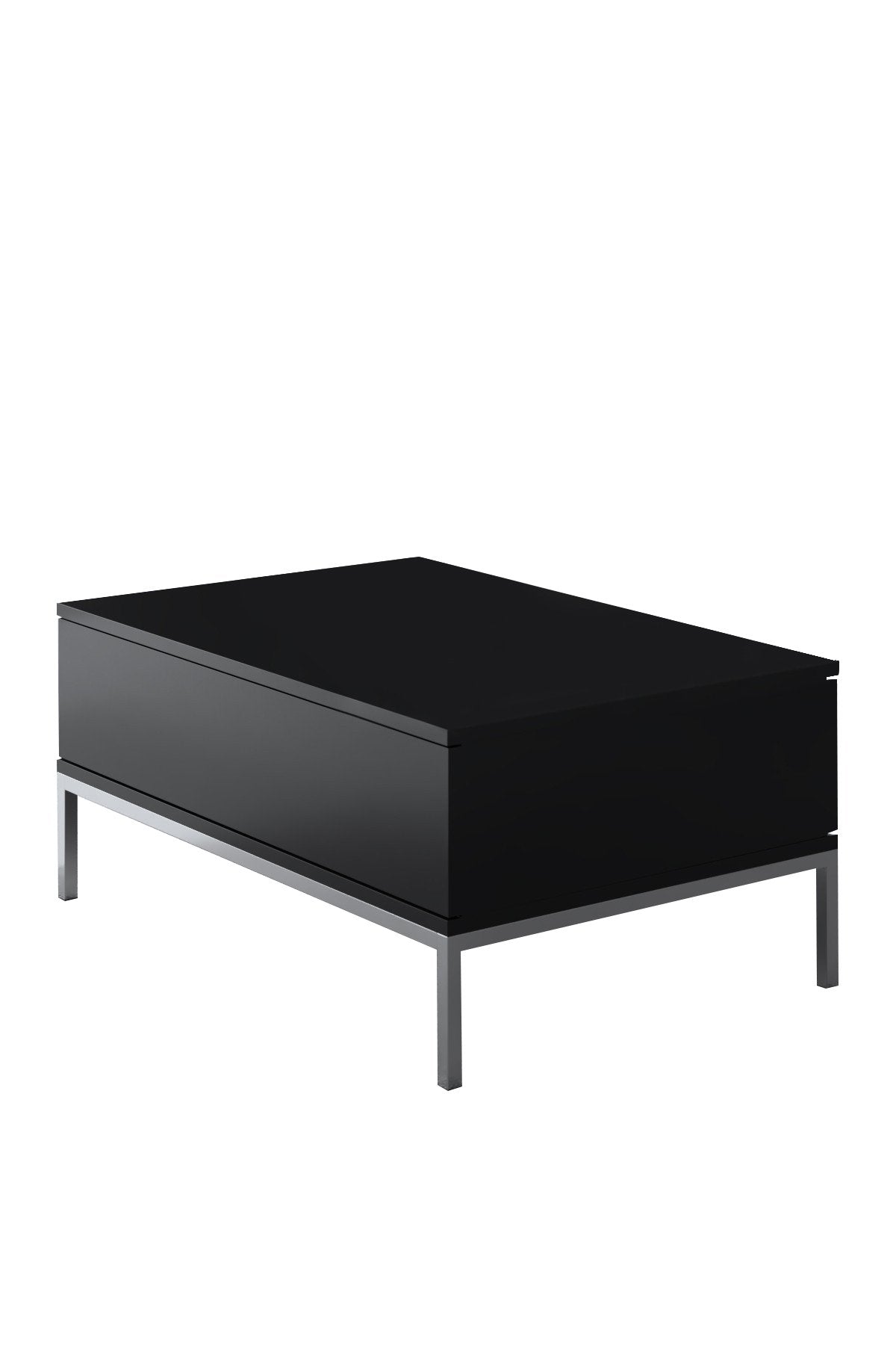 Set di mobili Black Lord - Tavolino + Mobile TV + Credenza - Struttura argento