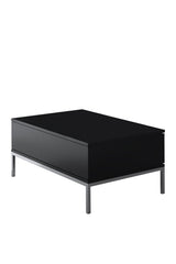 Set di mobili Black Lord - Tavolino + Mobile TV + Credenza - Struttura argento