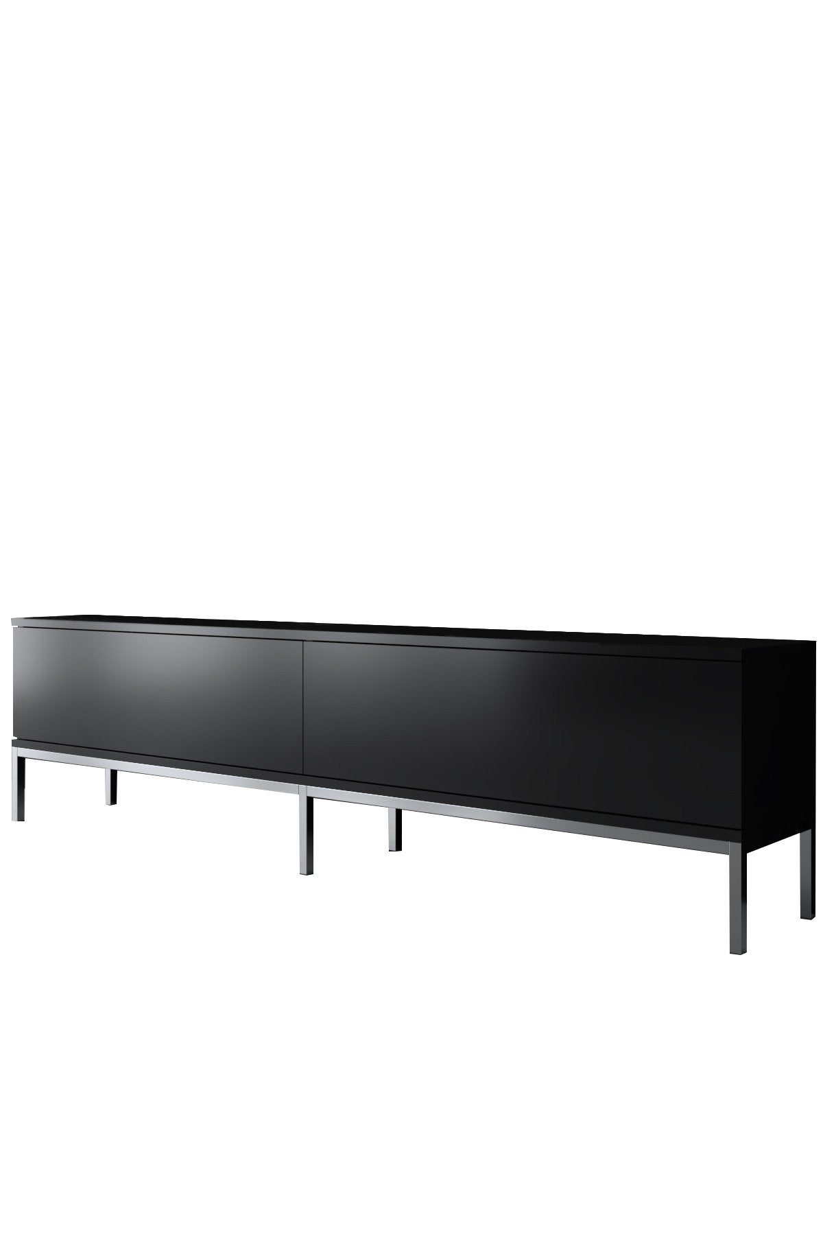 Set di mobili Black Lord - Tavolino + Mobile TV + Credenza - Struttura argento