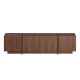 Mobile TV Lowen in noce Milano 180 cm Pannello in legno composito rivestito melaminico