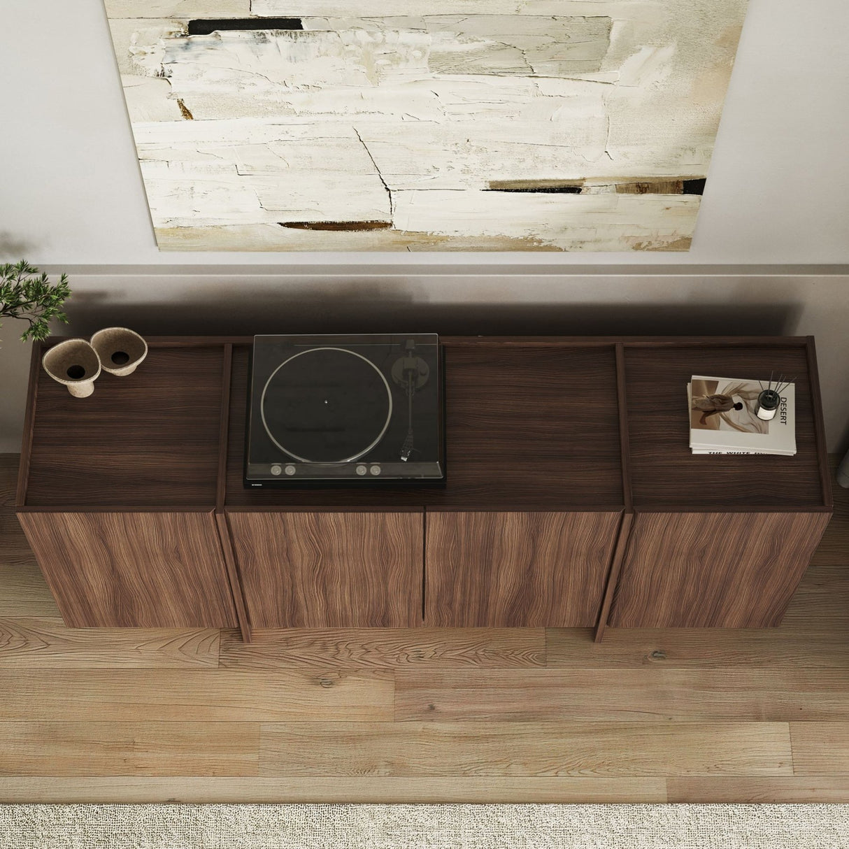 Consolle Dorma in noce Milano 180 cm Legno composito rivestito melaminico