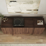 Consolle Dorma in noce Milano 180 cm Legno composito rivestito melaminico