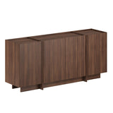 Consolle Dorma in noce Milano 180 cm Legno composito rivestito melaminico