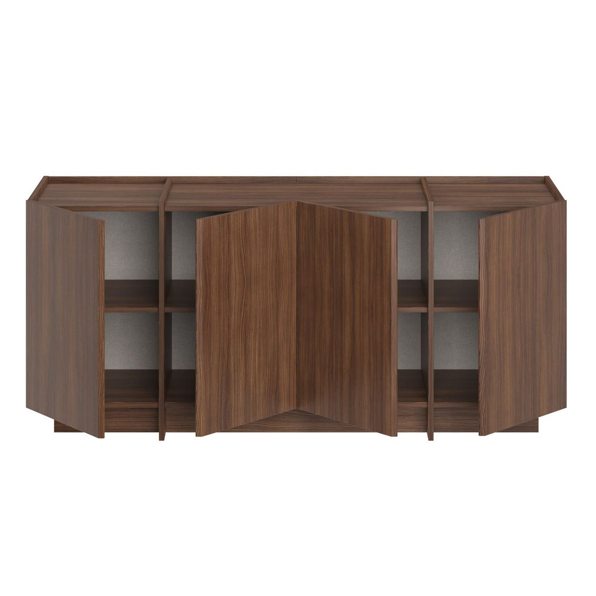 Consolle Dorma in noce Milano 180 cm Legno composito rivestito melaminico