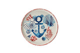KAHSER14-MARINE Bianco Blu Rosso 100% CERAMICA 6 cm di larghezza