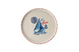 KAHSER14-MARINE Bianco Blu Rosso 100% CERAMICA 6 cm di larghezza
