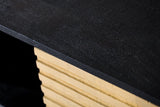 Credenza Manu in legno di mango nero naturale 160x40x86 cm