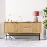 Credenza in legno di mango Zayn 170x40x82 cm