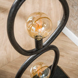 Vloerlampen - Vloerlamp Orion 4 - lichts Zwart Metaal 165 cm - Dimehouse