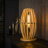 Lampada da tavolo in legno di mango Jalou