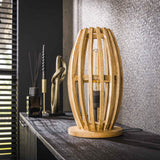Lampada da tavolo in legno di mango Jalou