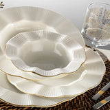 MLN24Y2694R520 Crema Oro 100% PORCELLANA