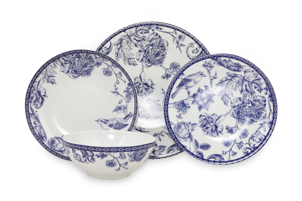ZG24Y2420939016 Blu Bianco 100% PORCELLANA