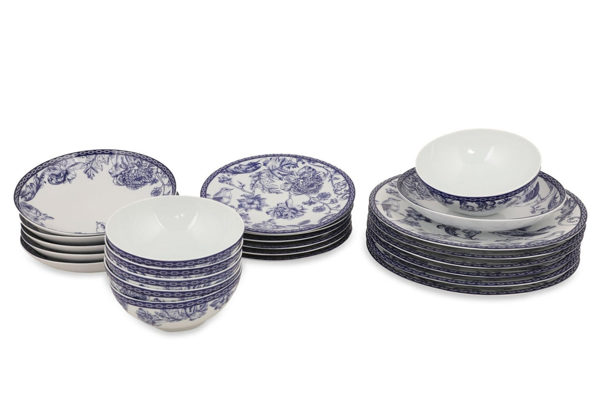 ZG24Y2420939016 Blu Bianco 100% PORCELLANA