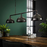 Lampada a sospensione Abby DH Interior Nero LxLxA 106x31x28 Nero Foto atmosferica vista frontale diagonale