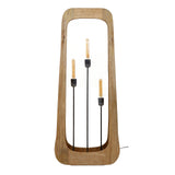 Lampada da terra Akira in legno di mango organico 3L