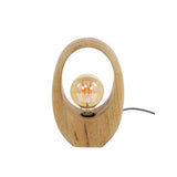 Tafellampen - Tafellamp organisch Brenn mangohout 30 cm - Dimehouse
